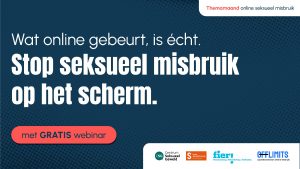 Themamaand online seksueel geweld - stop seksueel misbruik op het scherm.