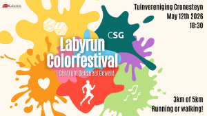 Labyrun Colorfestival zamelt geld in voor Centrum Seksueel Geweld